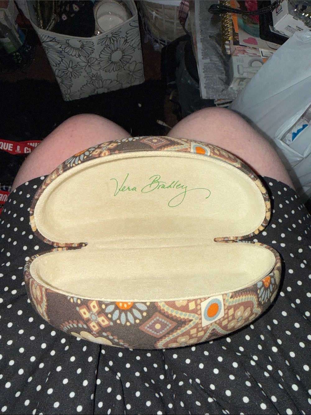 Vera Bradley Glasses/Sunglasses Hard Case!! (Like New)